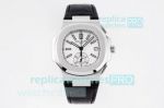 3KF Patek Philippe Nautilus Stainless Steel White Dial Swiss Replica Watch